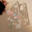 For iPhone 15 Pro Case Soft TPU 3D Rose Flower Shiny Phone Cover - 3