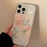 For iPhone 15 Pro Case Soft TPU 3D Rose Flower Shiny Phone Cover - 4