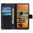 For iPhone 16 Pro Case PU Leather Litchi Texture Magnetic Flip Phone Cover - Black - 3