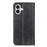 For iPhone 16 Case Magnetic Absorption Split Leather Folio Phone Cover - Black - 7