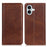 For iPhone 16 Plus Case Wallet Stand Split Leather Phone Cover Auto Magnetic Closed - Coffee - 1