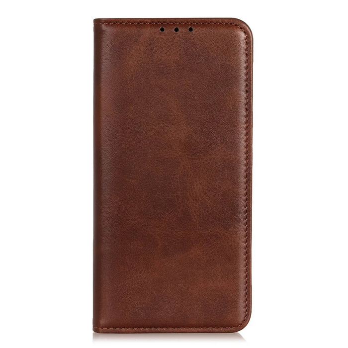 For iPhone 16 Plus Case Wallet Stand Split Leather Phone Cover Auto Magnetic Closed - Coffee - 6