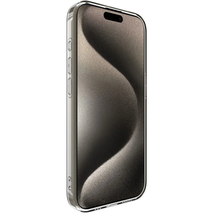 IMAK UX-5 Series for iPhone 15 Pro Clear Case Shockproof TPU Slim Phone Cover - 2