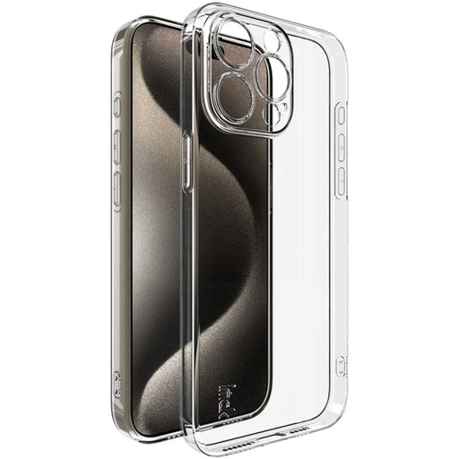 IMAK UX-5 Series for iPhone 15 Pro Max Case Thin Fit TPU Crystal Clear Phone Cover - 1