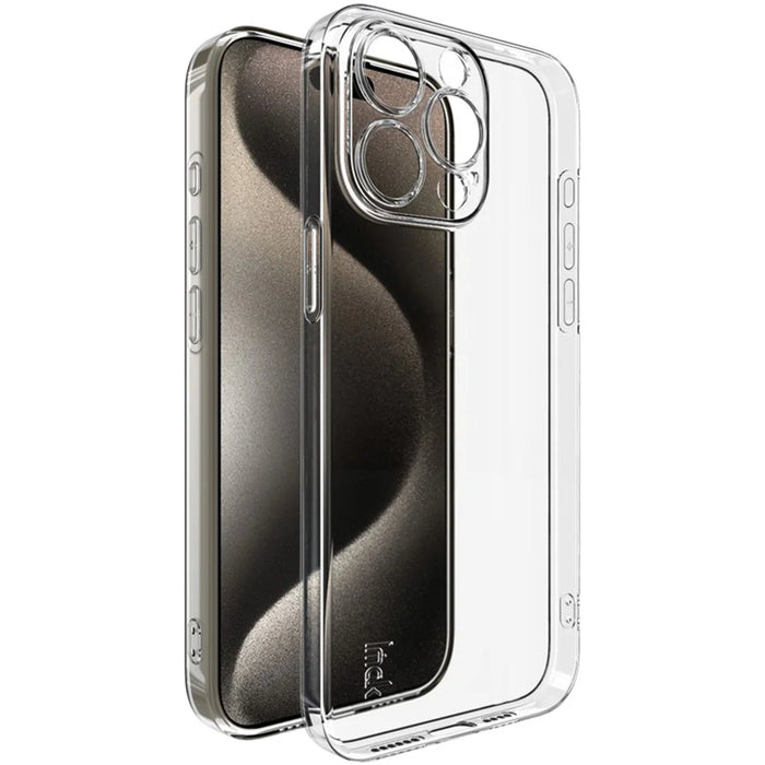 IMAK UX-5 Series for iPhone 15 Pro Max Case Thin Fit TPU Crystal Clear Phone Cover - 1