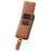 DENIOR D14 For iPhone 15 Magnetic Case Retro Leather+TPU+PC Cover with Detachable Card Holder - Brown - 4