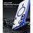 For Samsung Galaxy A35 5G Magnetic Phone Case TPU Frame Clear PC Back Cover - Blue - 5