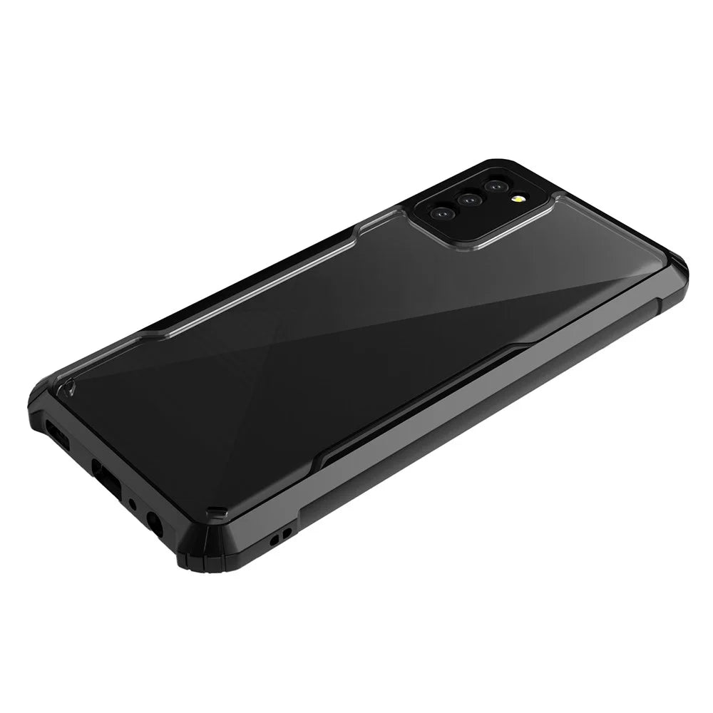 For Samsung Galaxy S23 Case TPU+Arcylic Phone Shell Anti-Drop Phone Cover - Black - 1