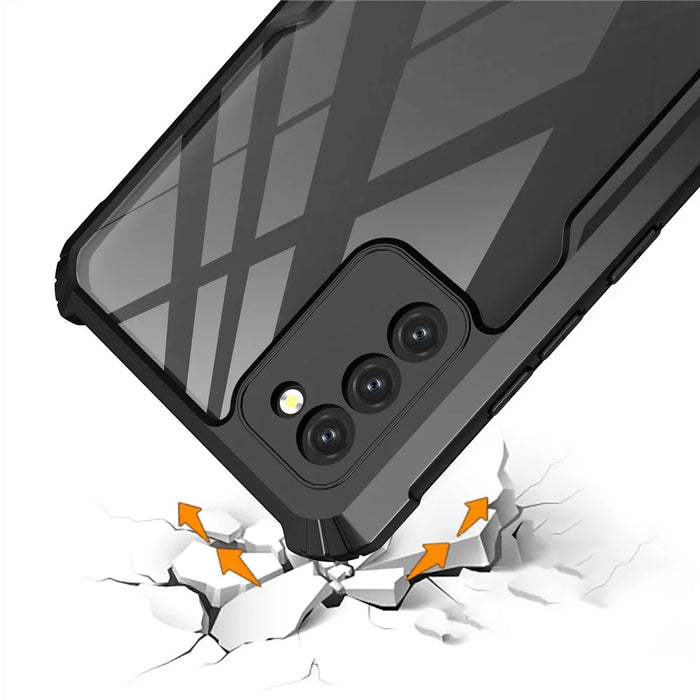 For Samsung Galaxy S23 Case TPU+Arcylic Phone Shell Anti-Drop Phone Cover - Black - 2