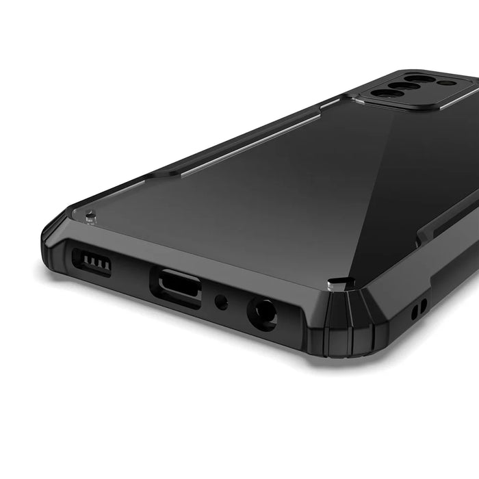 For Samsung Galaxy S23 Case TPU+Arcylic Phone Shell Anti-Drop Phone Cover - Black - 5