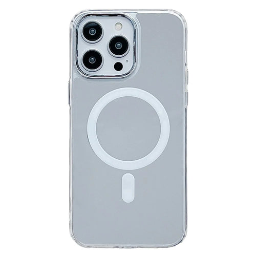 For iPhone 14 Pro Max Compatible with MagSafe Phone Case Mirror Surface TPU+PC+Acrylic Cover - 1