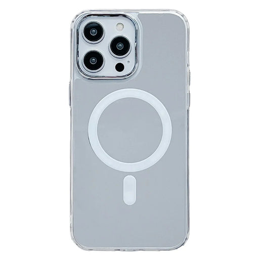 For iPhone 15 Pro Compatible with MagSafe Mirror Surface Phone Case TPU+PC+Acrylic Anti-Drop Cover - 1