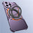 For iPhone 13 Pro Bumper Case Compatible with MagSafe Rotation Kickstand Metal Frameless Phone Cover - Black / Red - 5