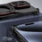 For iPhone 15 Pro Max Magnetic Bumper Case Frameless Rotary Kickstand Metal Phone Cover - Black+Red - 3