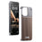 For iPhone 15 Pro Case Aluminium Alloy+Walnut Aromatherapy Protective Phone Cover - Grey Walnut Texture - 1
