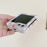 For Samsung Galaxy Z Flip5 5G Glittery Powder Phone Case PC Phone Shell with Long Strap - Flower / Brown - 3