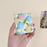 For Samsung Galaxy Z Flip5 5G Case Water Transfer Printing Tulip Pattern PC Phone Cover - Blue - 4