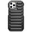 Capsule Series for iPhone 12 Pro Max Case Soft TPU Ribbed Protective Phone Cover - Black - 1