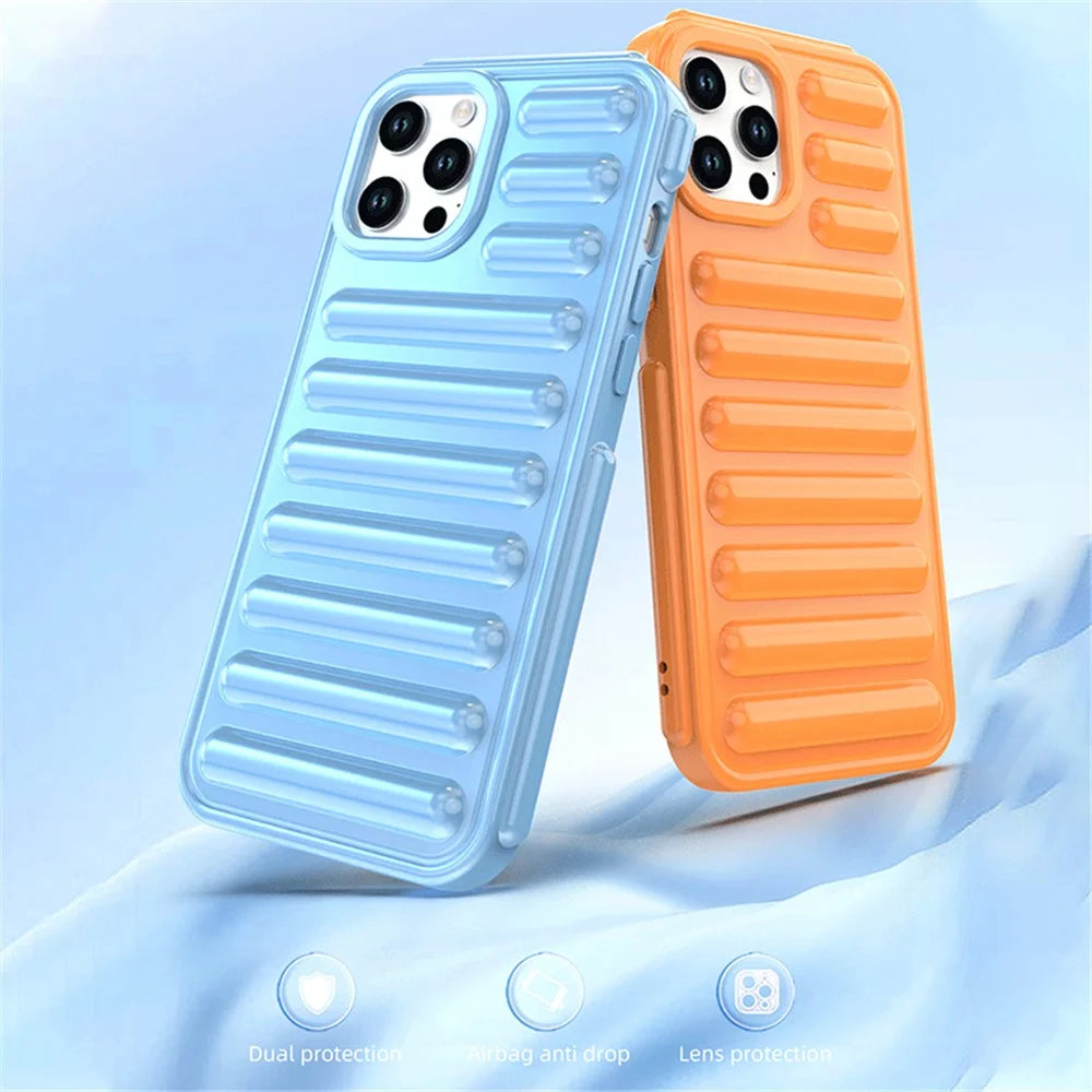 Capsule Series for iPhone 12 Pro Case Ribbed Protective Soft TPU Phone Cover - Black - 5
