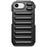 Capsule Series for iPhone 17e / 16e Case Soft TPU Ribbed Anti-Drop Phone Cover - Black - 1