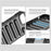 Capsule Series for iPhone 17e / 16e Case Soft TPU Ribbed Anti-Drop Phone Cover - Black - 3