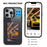 For iPhone 13 Pro E Ink Cover 4-Color Display Phone Case NFC Projection Customized Pattern - Black - 3