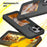 For iPhone 14 Pro Max E Ink Phone Case 4-Color Display DIY Pattern Phone Cover - Black - 5