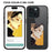 4 Color E Ink Phone Case for iPhone 15 Case Smart NFC DIY Display Imaging, Black / White / Red / Yellow - Black - 1
