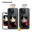 4 Color E Ink Phone Case for iPhone 15 Case Smart NFC DIY Display Imaging, Black / White / Red / Yellow - Black - 2