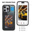 For iPhone 15 Pro E Ink Phone Case 4-Color Screen Play DIY Phone Cover - Black - 3
