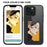 E Ink Phone Case for iPhone 13  / 14 Smart NFC Phone Case Photo, Black / White / Red / Yellow 4-Color - Black - 1