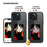 E Ink Phone Case for iPhone 13  / 14 Smart NFC Phone Case Photo, Black / White / Red / Yellow 4-Color - Black - 2