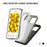 E Ink Phone Case for iPhone 13  / 14 Smart NFC Phone Case Photo, Black / White / Red / Yellow 4-Color - Black - 6