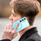 For Samsung Galaxy S25+ / S24+ Magnetic Case TPU + PC Translucent Frost Back Phone Cover - Blue - 5