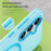 For Samsung Galaxy S25+ / S24+ Magnetic Case TPU + PC Translucent Frost Back Phone Cover - Blue - 6