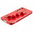 For Samsung Galaxy S23 Case Electroplating Shockproof TPU Phone Cover with Strap - Red - 4