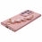 For Samsung Galaxy S24 Ultra Case Electroplating TPU Phone Cover with Heart Chain Strap - Pink - 4