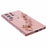 For Samsung Galaxy S24 Ultra Case Electroplating TPU Phone Cover with Heart Chain Strap - Pink - 5