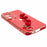 For Samsung Galaxy A55 5G Case Electroplating TPU Phone Cover Love Heart Pattern with Wrist Chains - Red - 5