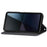 For Sony Xperia 10 VI Case Wallet Stand Function Skin-touch Leather Phone Cover - Black - 3