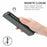 For Sony Xperia 10 VI Case Wallet Stand Function Skin-touch Leather Phone Cover - Black - 6