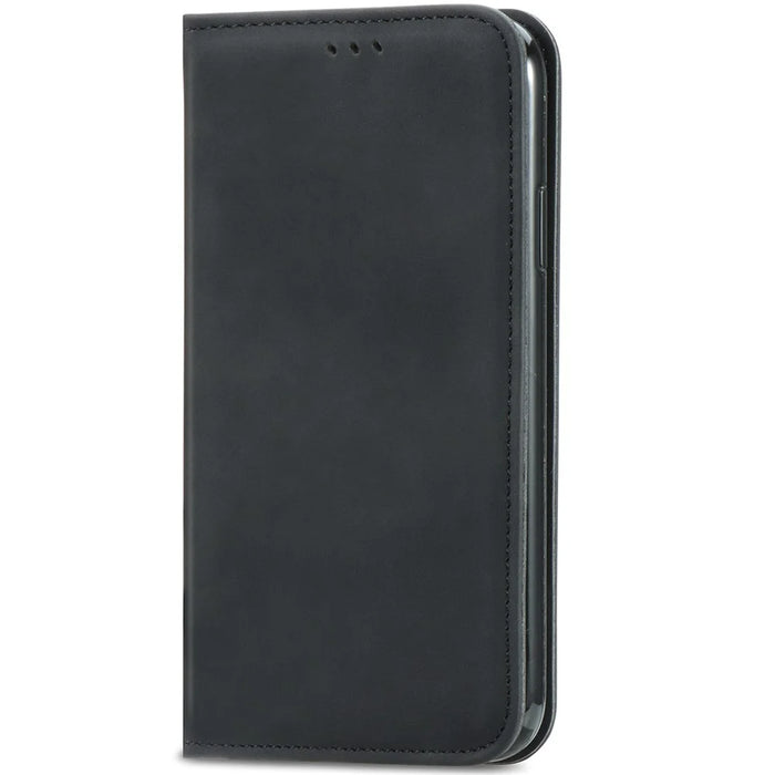 For Sony Xperia 10 VI Case Wallet Stand Function Skin-touch Leather Phone Cover - Black - 7