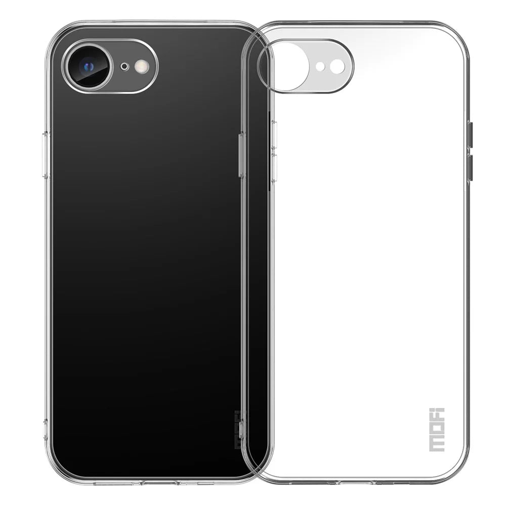 MOFI For iPhone 17e / 16e Case Clear Shockproof TPU Thin Phone Cover - 1