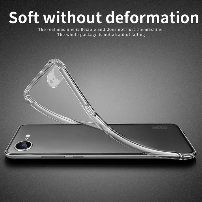MOFI For iPhone 17e / 16e Case Clear Shockproof TPU Thin Phone Cover - 4