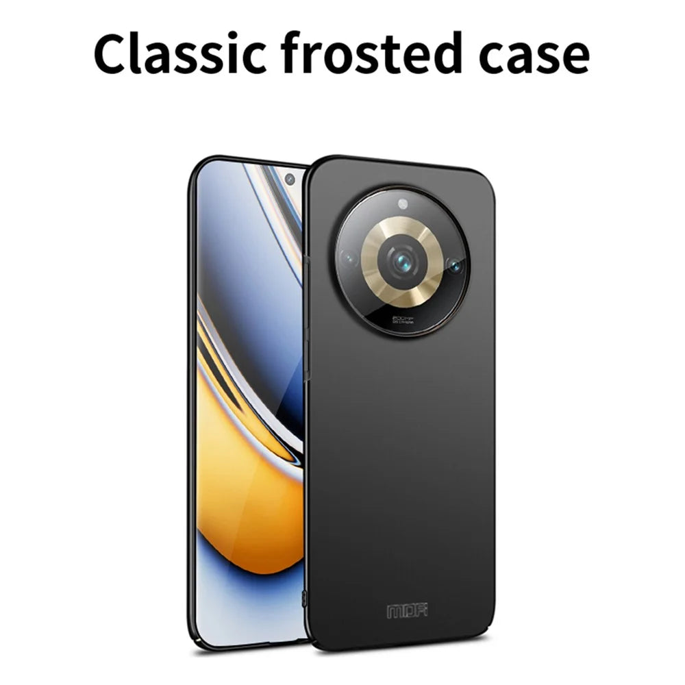 MOFI JK PC Series-1 Shield For Realme 11 Pro 5G Slim Case Mobile Phone Shockproof PC Cover - Black - 2