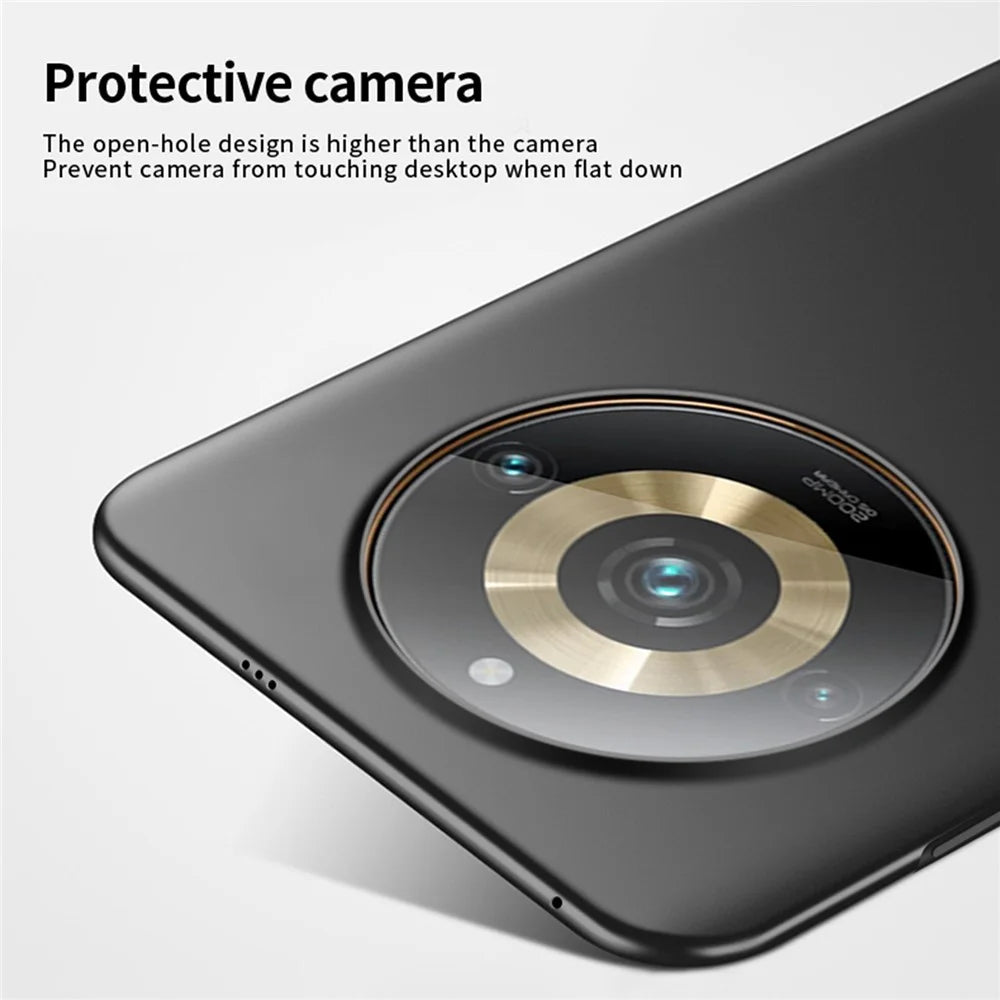MOFI JK PC Series-1 Shield For Realme 11 Pro 5G Slim Case Mobile Phone Shockproof PC Cover - Black - 4