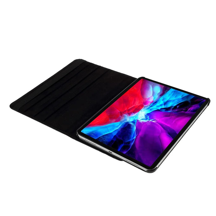 For iPad Pro 13 (2025) / 13 (2024) Case PU Leather Tablet Cover 360 Degree Rotating Stand - Black - 4