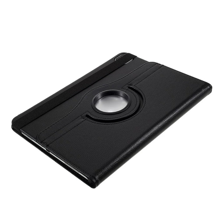 For iPad Pro 11 (2025) / 11 (2024) Case Rotating Stand PU Leather Protective Cover - Black - 5