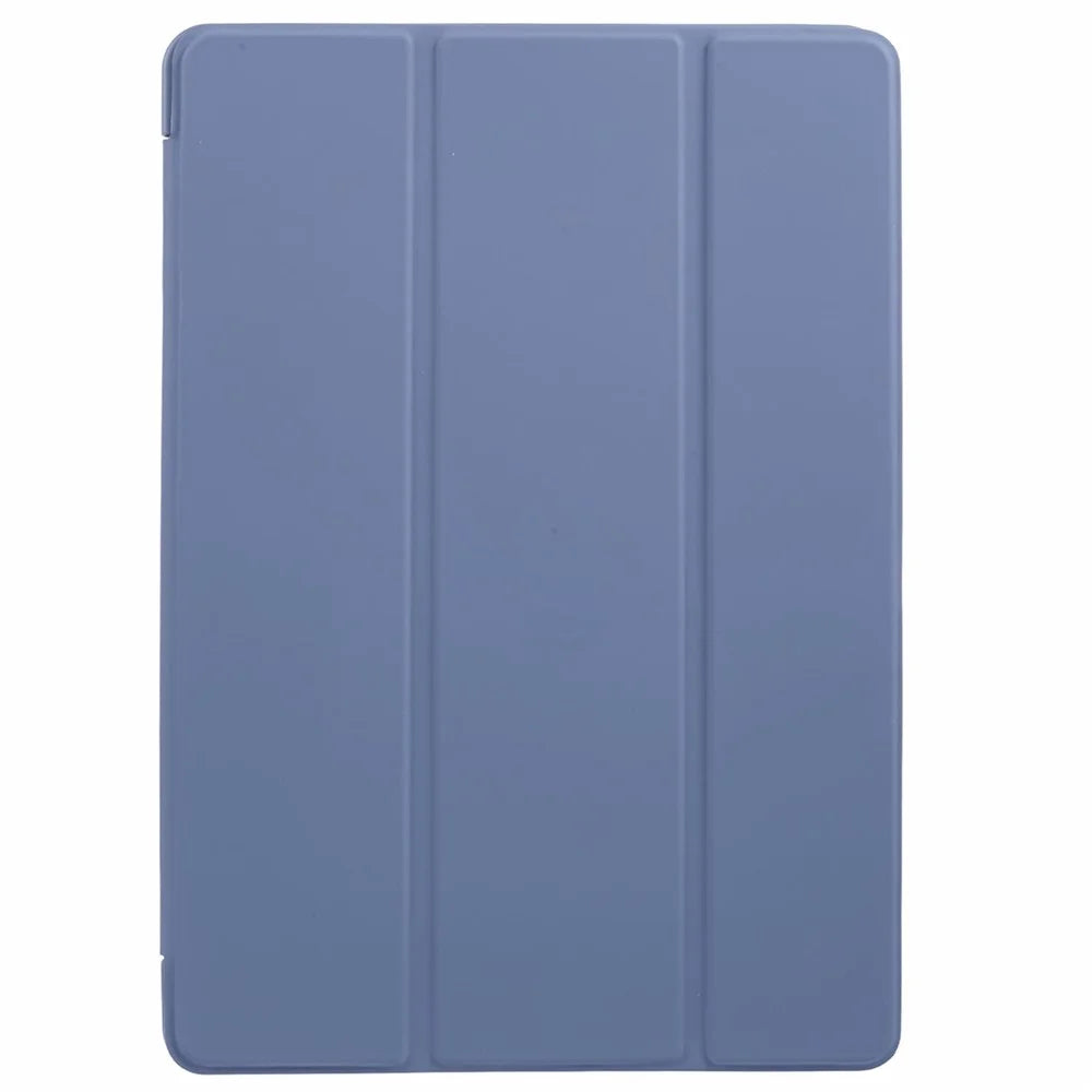 For iPad 10.2 (2021) / (2019) / (2020) / Pro 10.5-inch (2017) Case Tri-Fold Stand PU Leather + TPU Tablet Cover - Dark Blue - 3