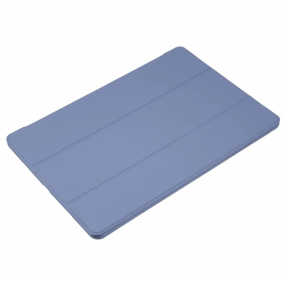 For iPad 10.2 (2021) / (2019) / (2020) / Pro 10.5-inch (2017) Case Tri-Fold Stand PU Leather + TPU Tablet Cover - Dark Blue - 6
